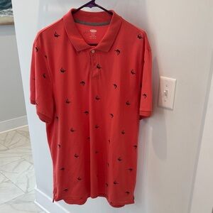Men's Salmon Polo Shirt